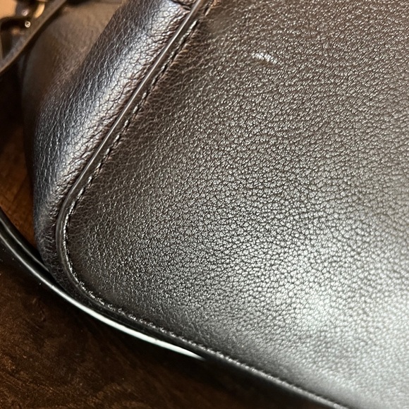 Kate Spade Marti Black Pebble Leather Bucket Bag - Picture 10 of 11